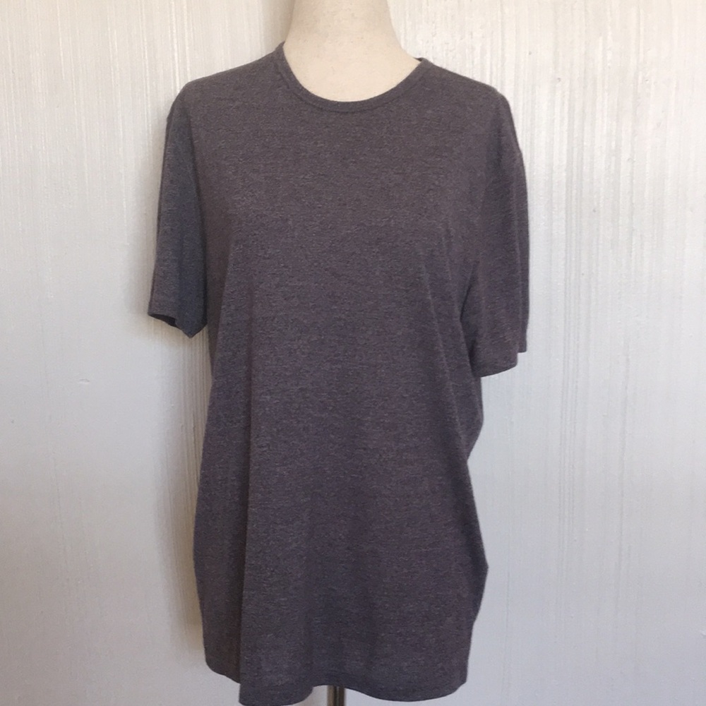 John Varvatos USA Classic Men's Crew Neck T-Shirt in Heather Grey M 40”